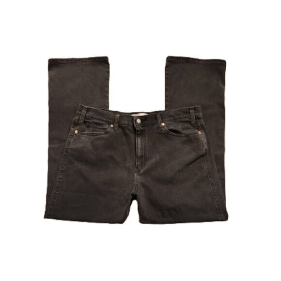 Levi's Signature Heritage Dusty Black High-Rise Kick Boot Jeans - Picture 1 of 6